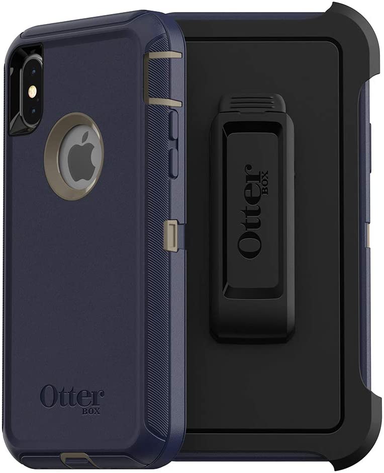 

Чехол противоударный с клипсой OtterBox Defender Series для Iphone X/XS Dark Lake