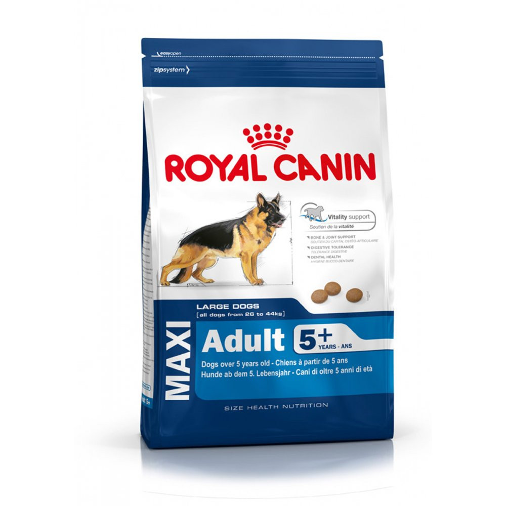 

Сухой корм Royal Canin Maxi Adult 5+ корм для собак крупных пород старше 5 лет 4 кг