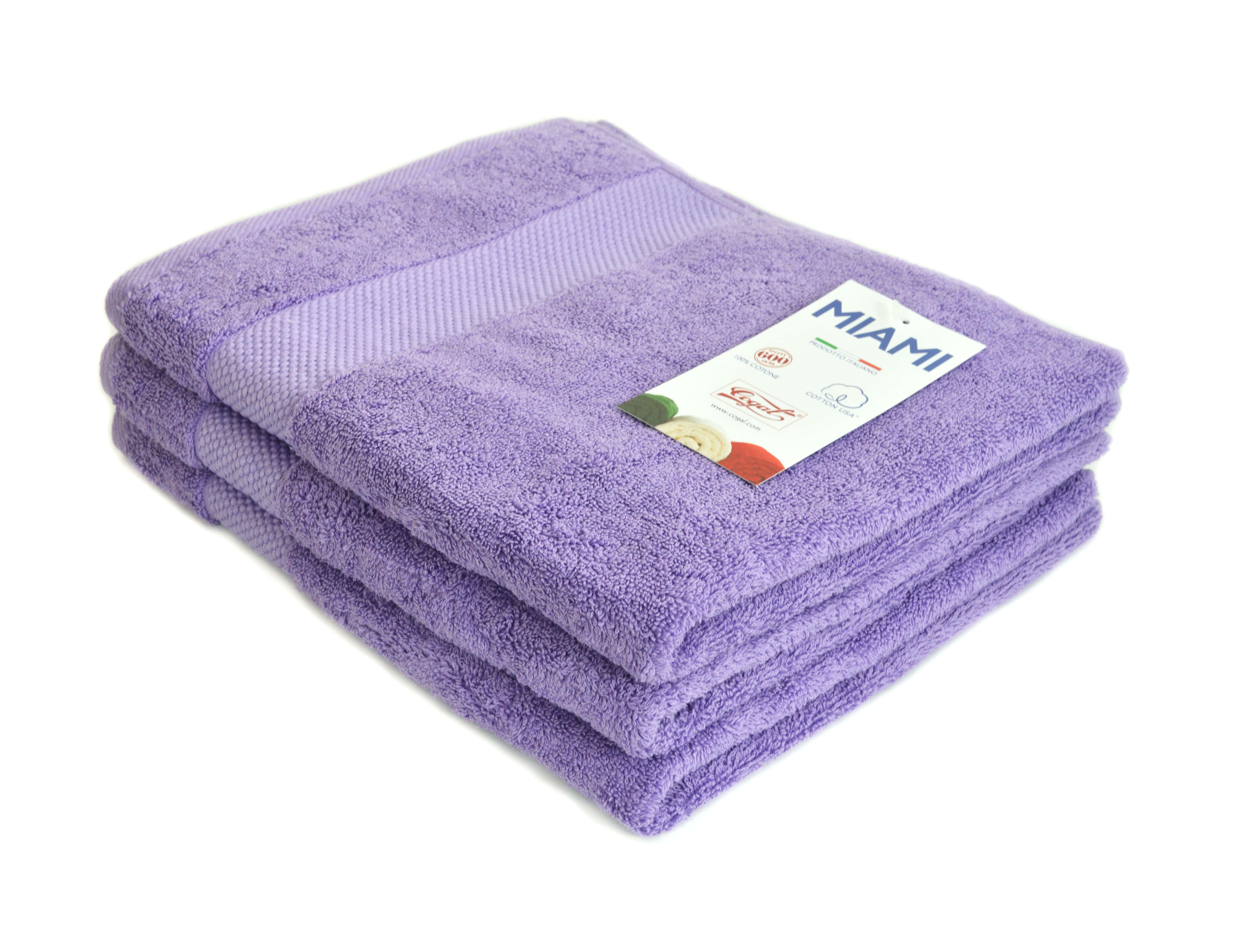 

Итальянское полотенце Cogal Miami Light Purple 70х140 см