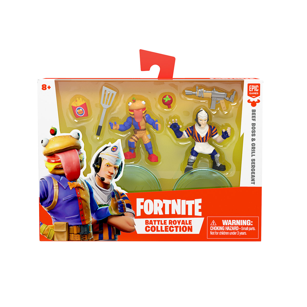 

Набор игровых фигурок FORTNITE – БУРГЕРМЕН и ОПЕРАТОР КАССЫ ДЖОУНСИ 63543