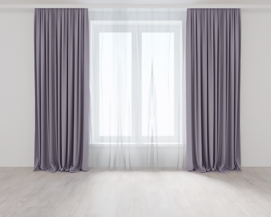 

Комплект штор Пастельно-Фиолетовых Lux Portiery Микровелюр 260 Х 150 - 2 шт.