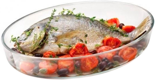 

Кастрюля стеклянная овальная Bormioli Rocco Fornoverre 35х24 см