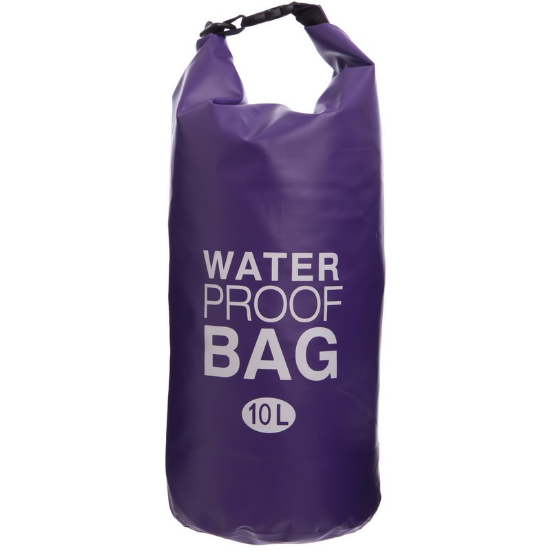 

Водонепроницаемый гермомешок с плечевым ремнем Waterproof Bag Heroe 6878 10л Violet