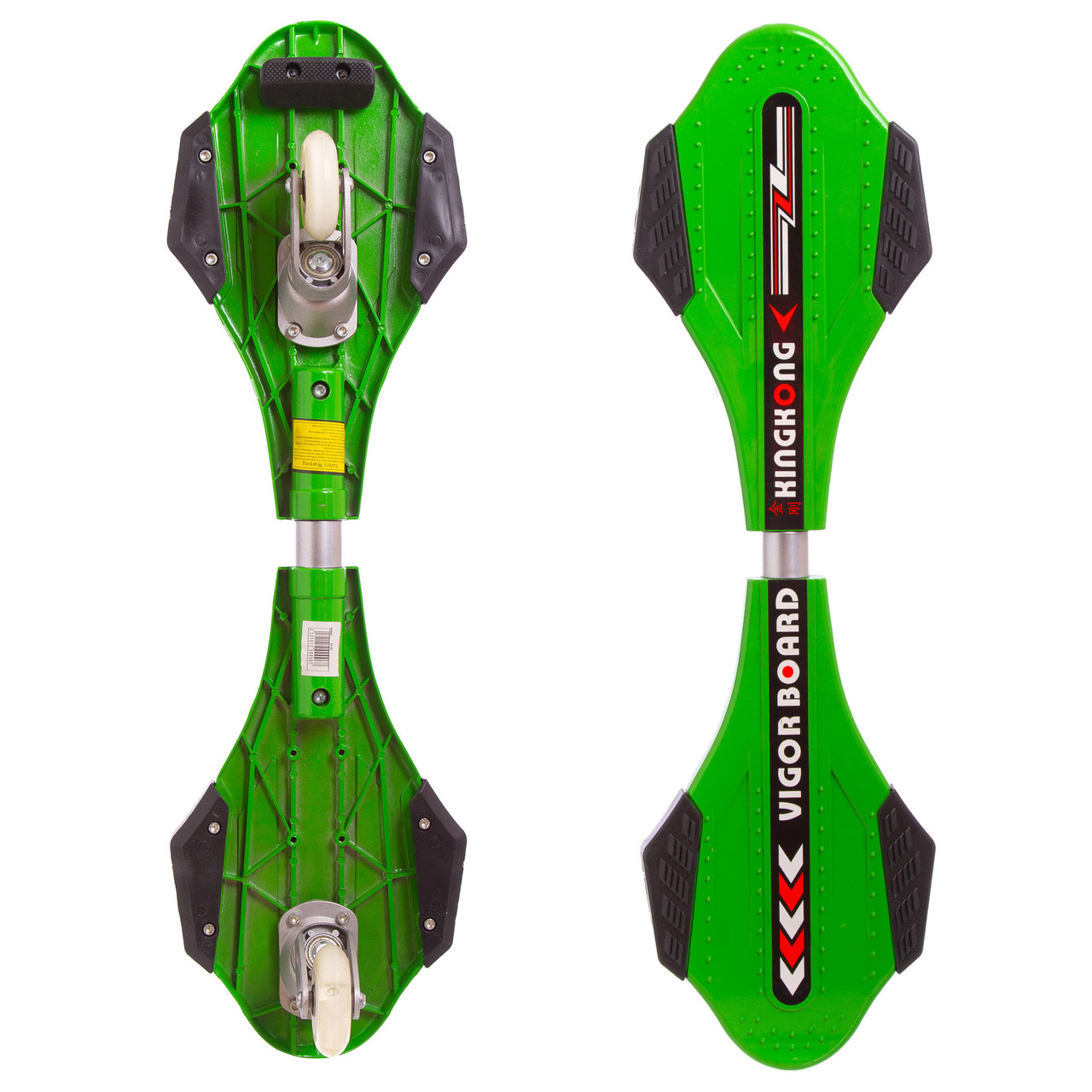 

Рипстик скейт двухколесный роллерсерф Zelart Vigor Board My Go SK-100 Green-Black