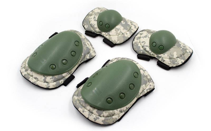 

Защита тактическая наколенники и налокотники Zelart Heroe 4039 цифровой камуфляж