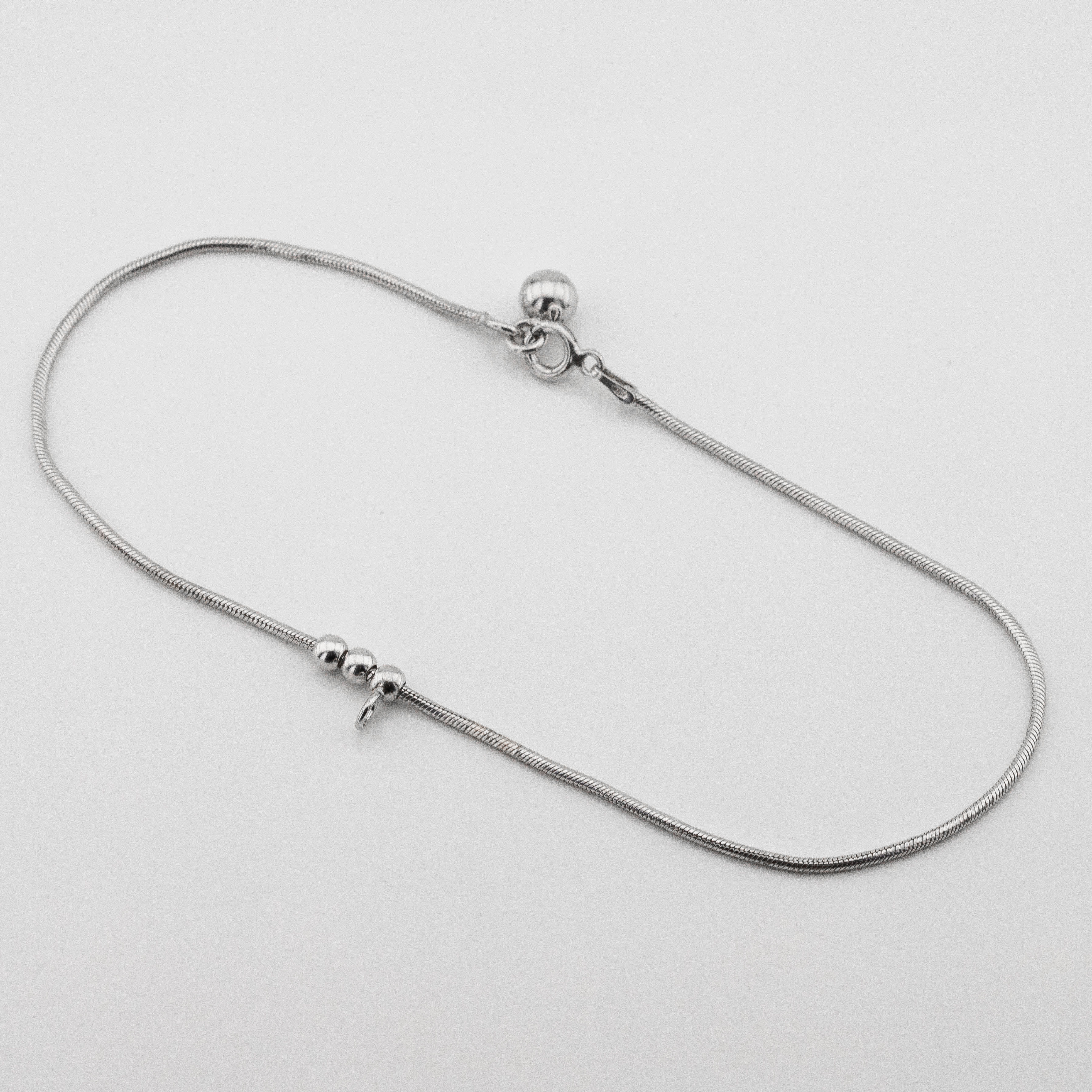 

Серебряный браслет на ногу b15781