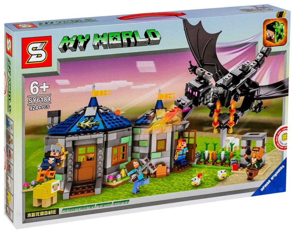 

Конструктор SY Майнкрафт 924 детали (SY6184)
