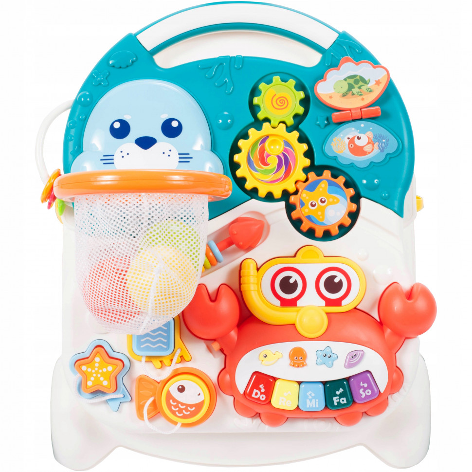 

Игровая каталка-ходунки Limo Toy трансформируется в стол (Бирюзовый) (HB 0008A)