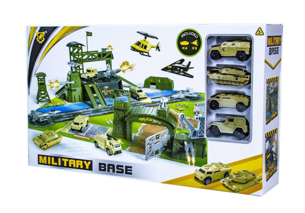 

Детский игровой набор Военная База Military PENG RONG с машинками и танками (P881-A)