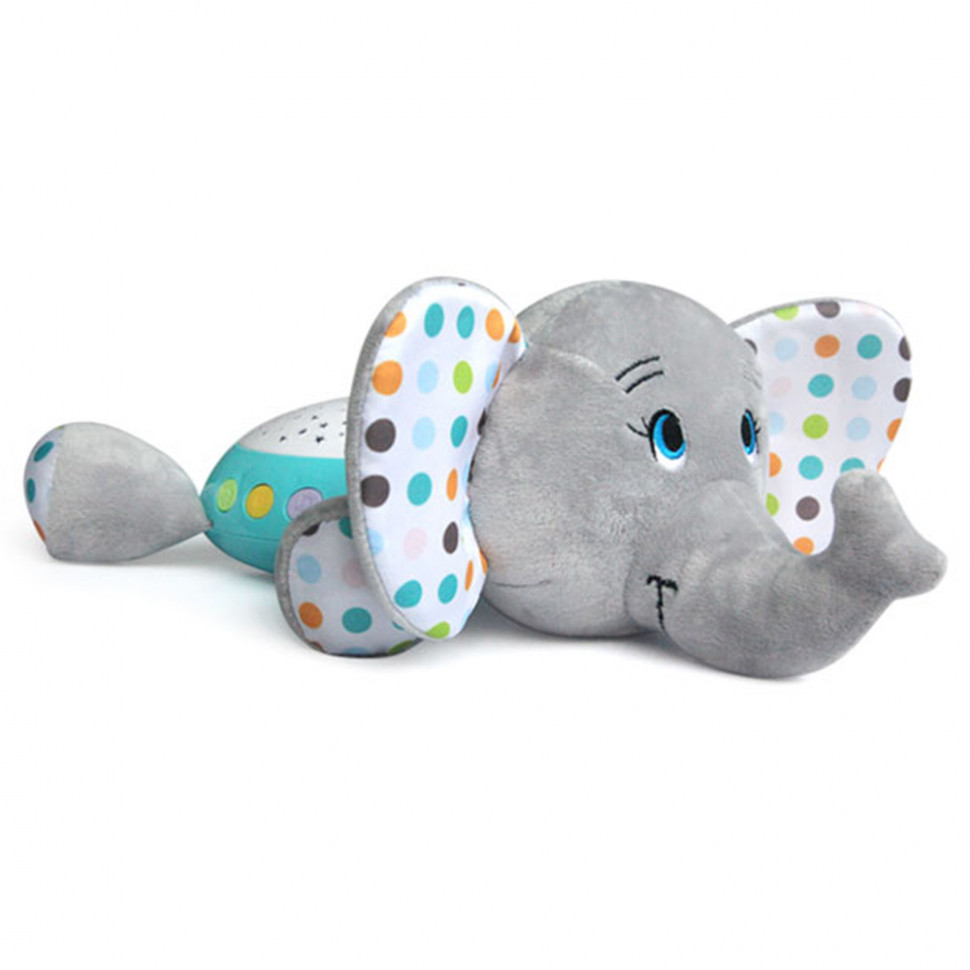 

Детский плюшевый ночник Животные Limo Toy с музыкой (Слон) (HB 0001A)