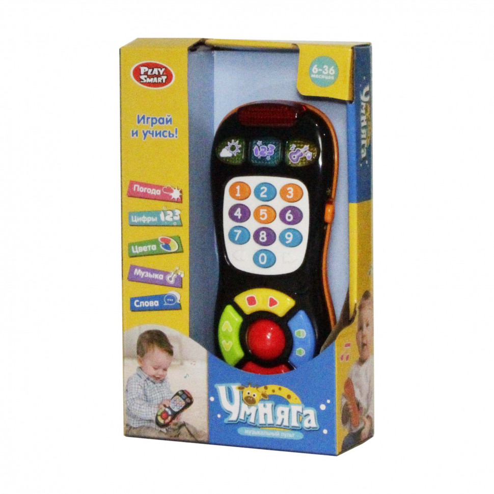 

Детская интерактивная игра Play Smart с обучением цифр (Черный) (7390RUS(Black))