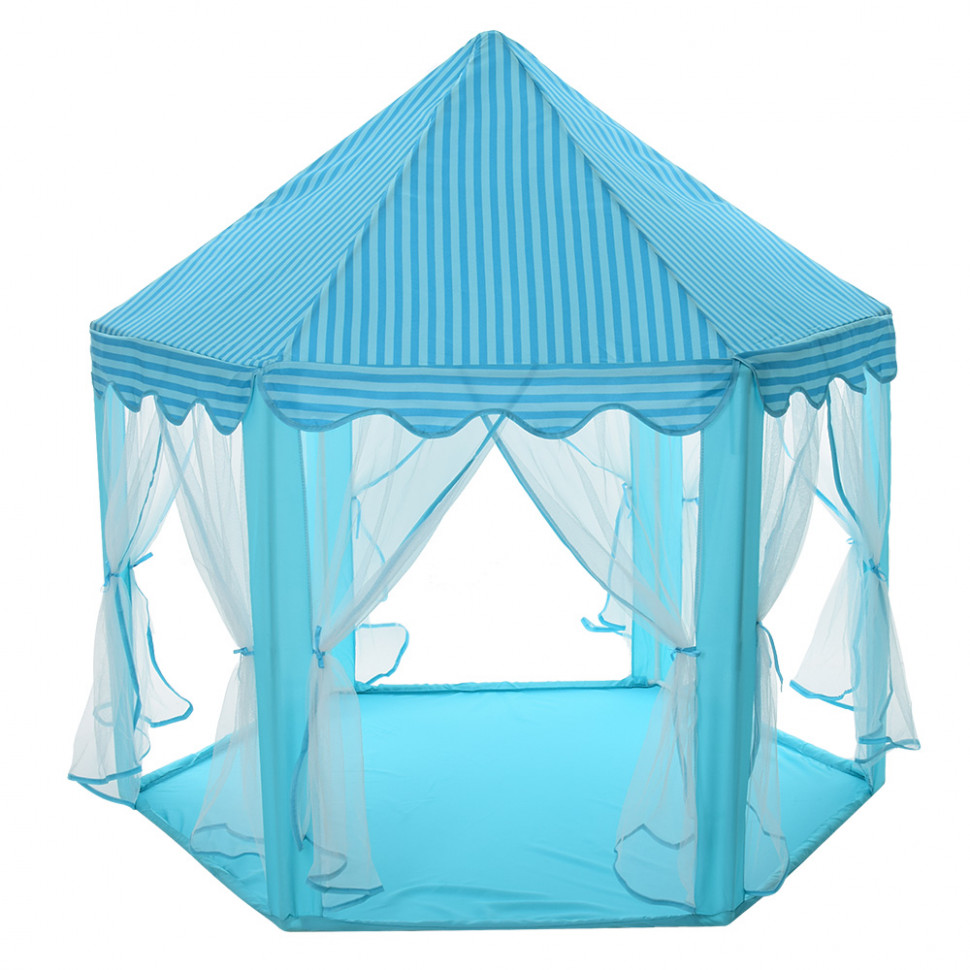 

Детская палатка "Пирамида" Bambi 140х140х135 см (Синий) (M 6113(Blue))