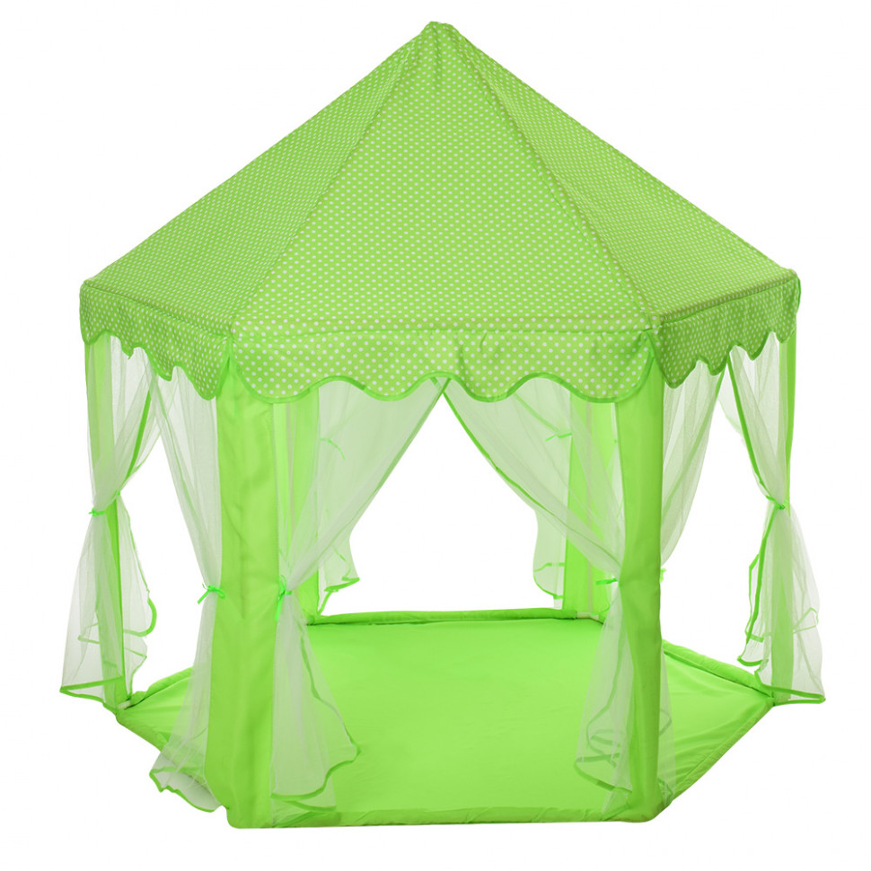 

Детская палатка "Пирамида" Bambi 140х140х135 см (Зеленый) (M 6113(Green))