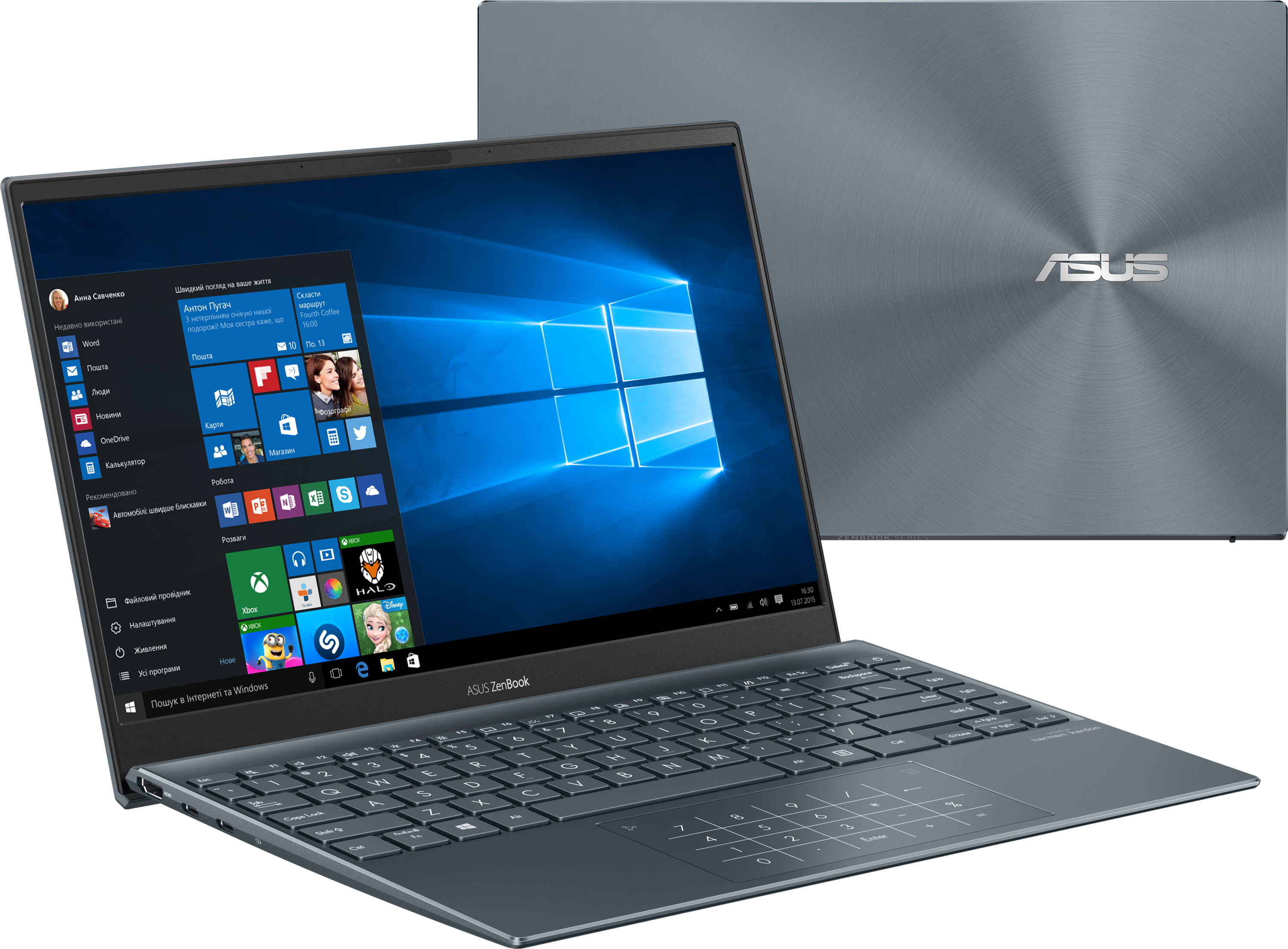 

Ноутбук Asus ZenBook OLED 13 UM325UA-KG111T (90NB0TR1-M02770) Pine Grey