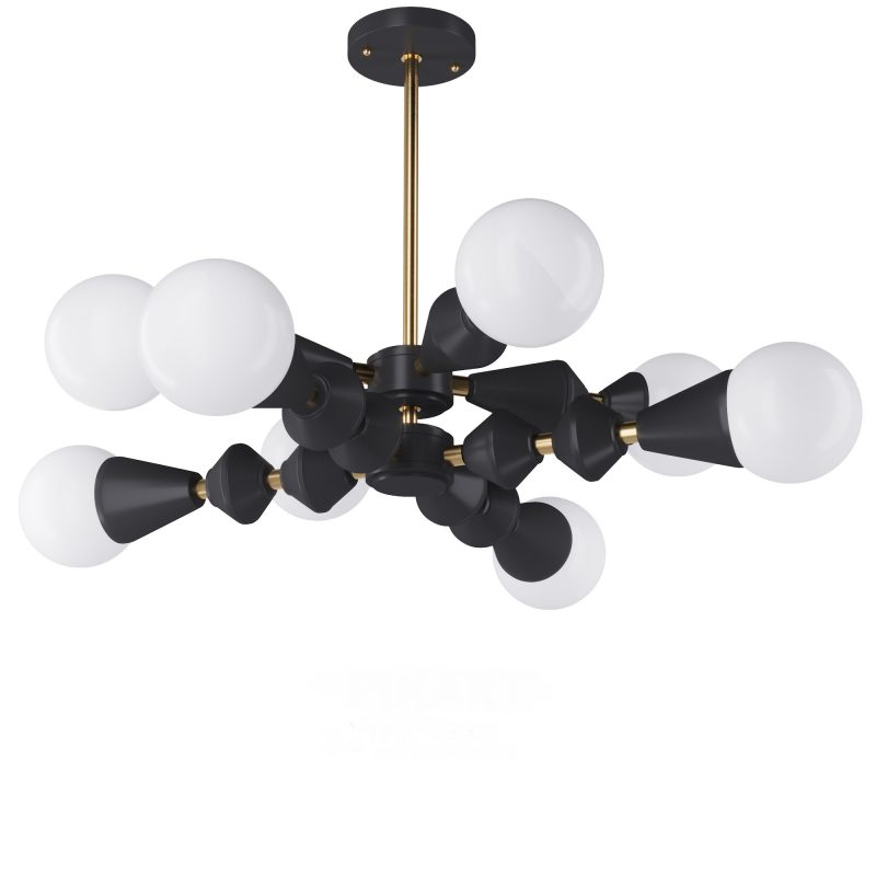 

Люстра Pikart Dome V8 horizontal Black, арт. 5990.1 (5990-1 - 6558)