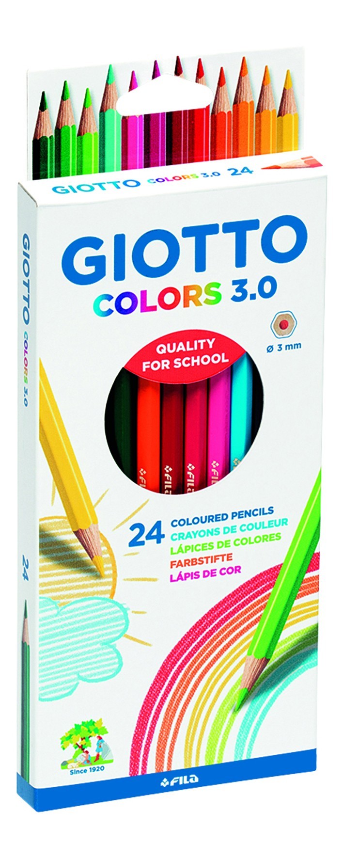 

Карандаши цветные Giotto Colors 3.0 24 шт 276700