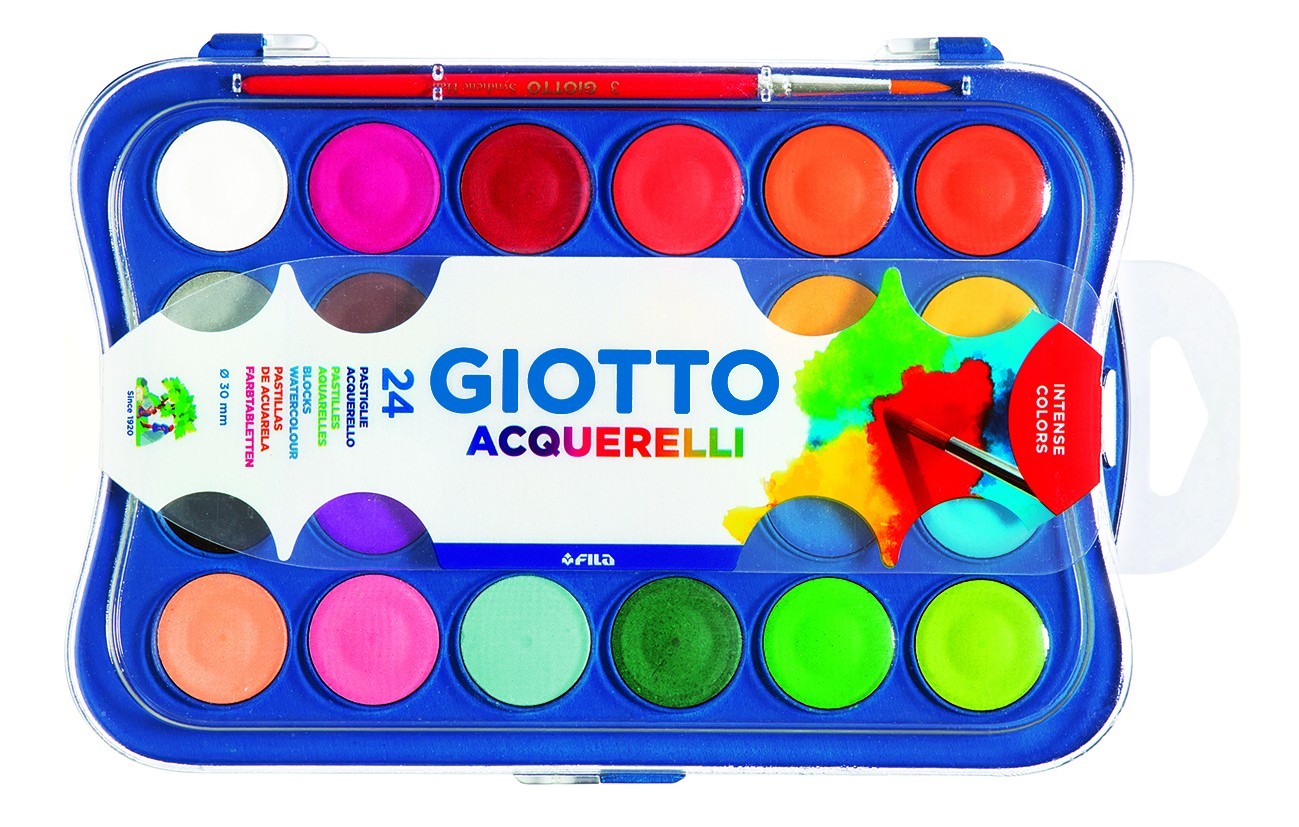 

Краски акварельные Giotto Colors 30 мм 24 шт 352400