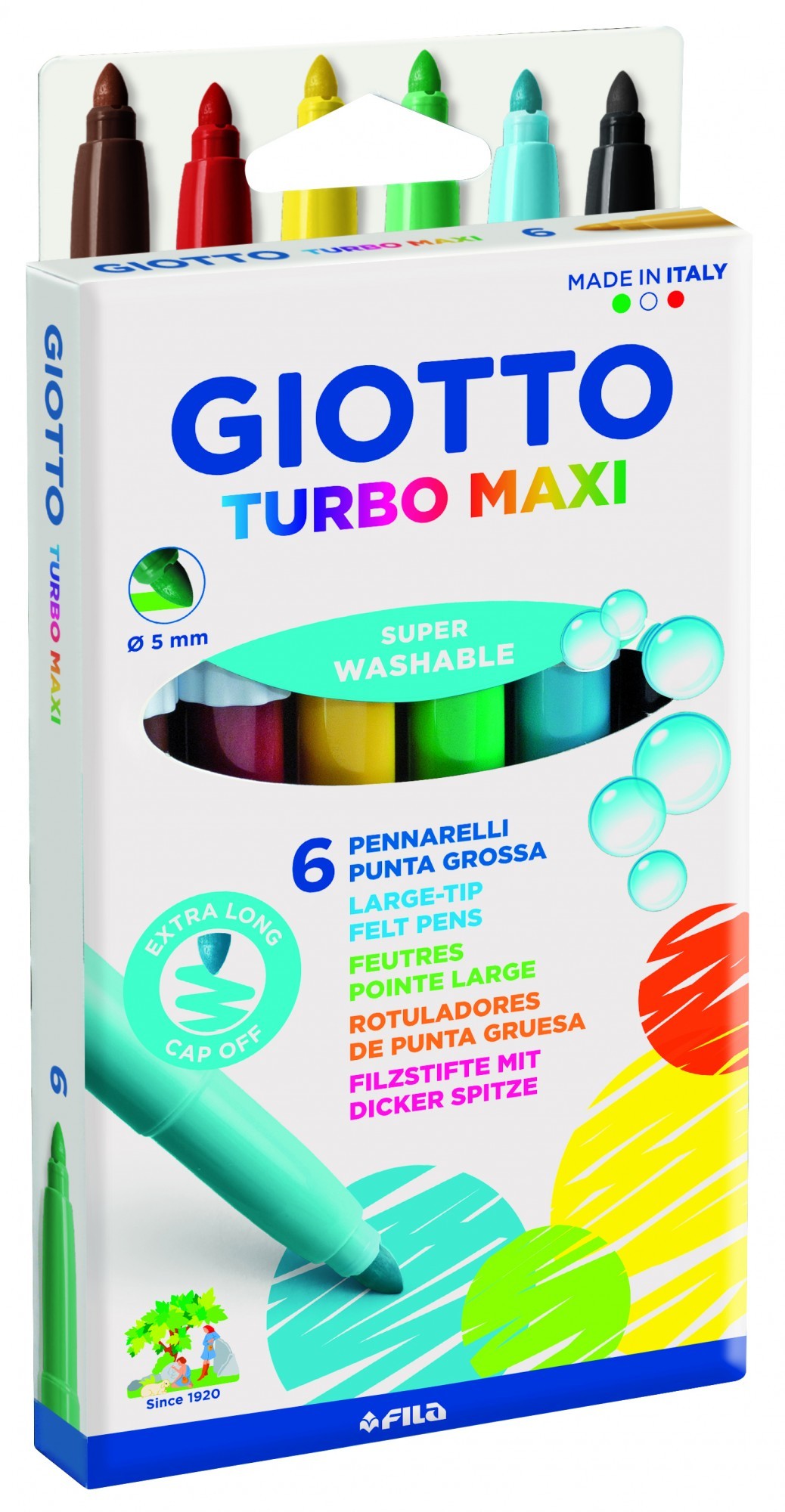 

Фломастеры Giotto Turbo Maxi 6 шт 453000