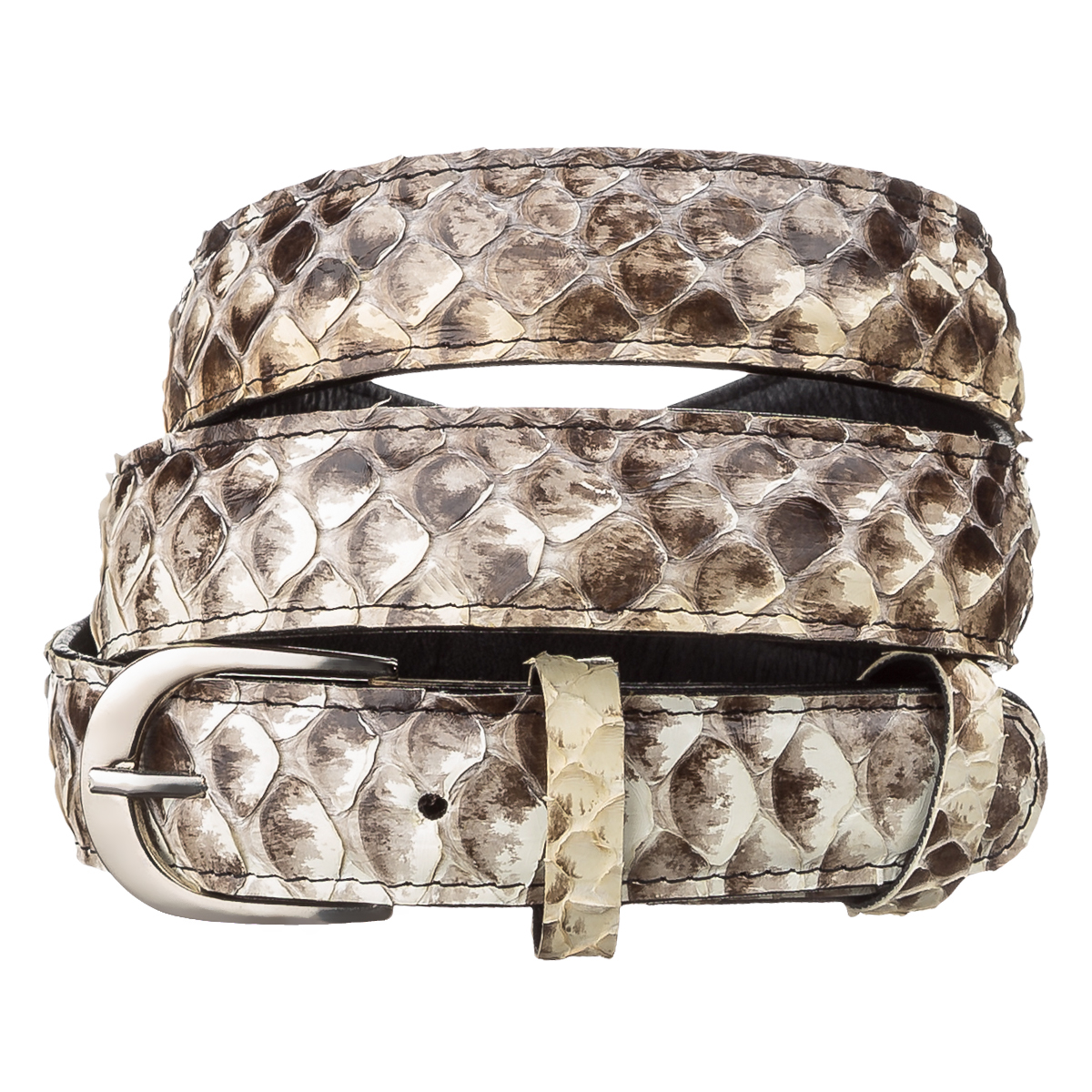

Кожаный ремень женский SNAKE LEATHER 2,5х98 см Разноцветный