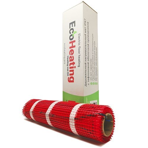 

Нагревательный мат под плитку EcoHeating 150 / 1 м² / 150 Вт