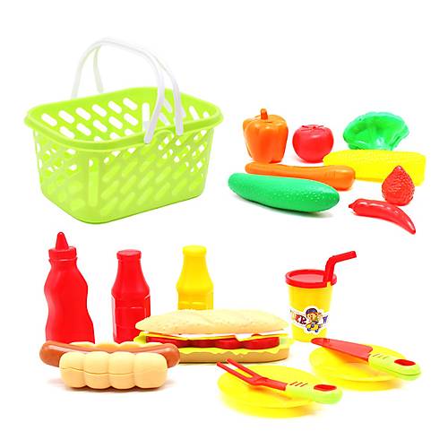 

Игровой набор продуктов Фаст-фуд оранжевый Kinderway (KW-100-404) (164381)