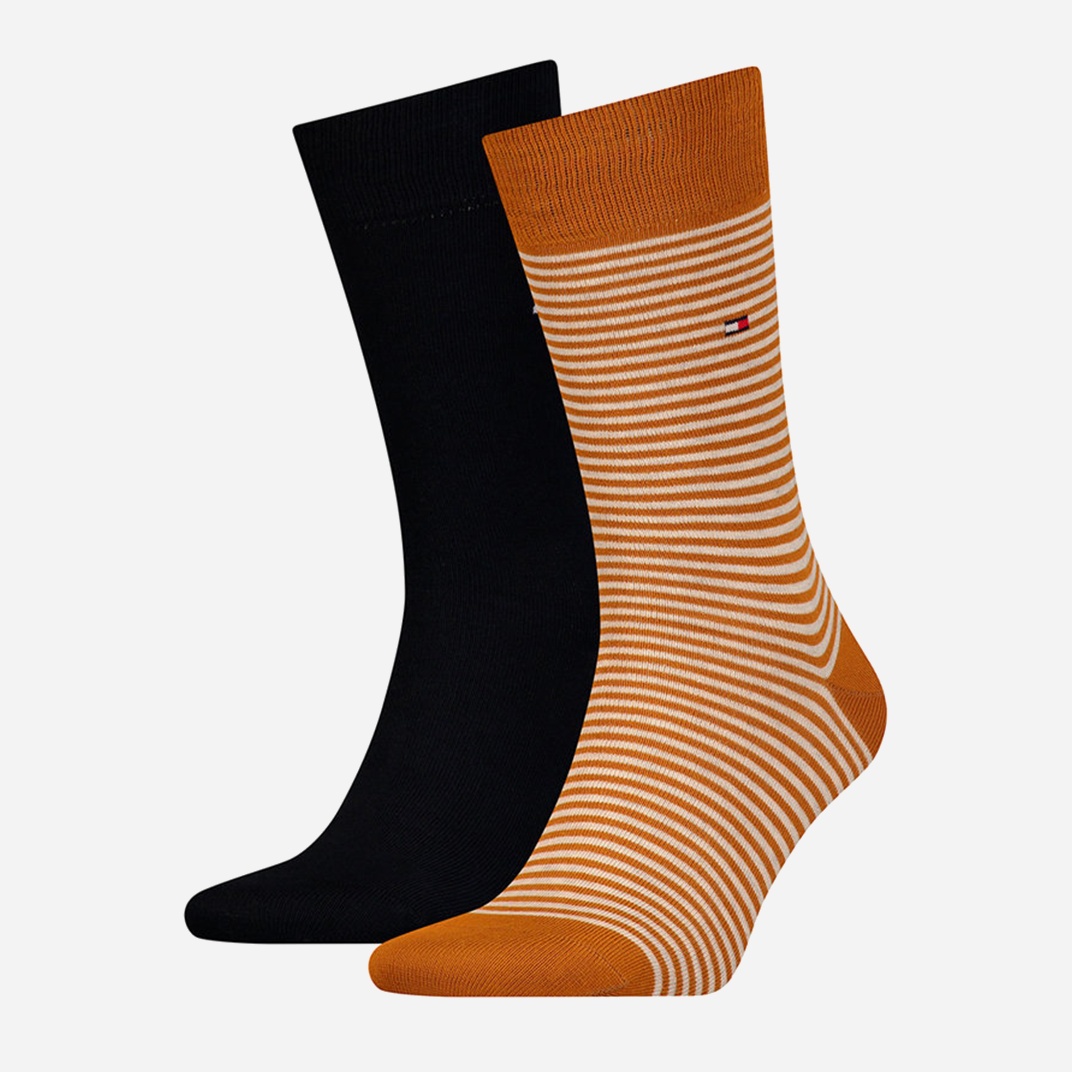 Акція на Набор носков Tommy Hilfiger Socks Small Stripe 2-Pack Men 342029001-083 43-46 2 пары (8718824567334) від Rozetka UA