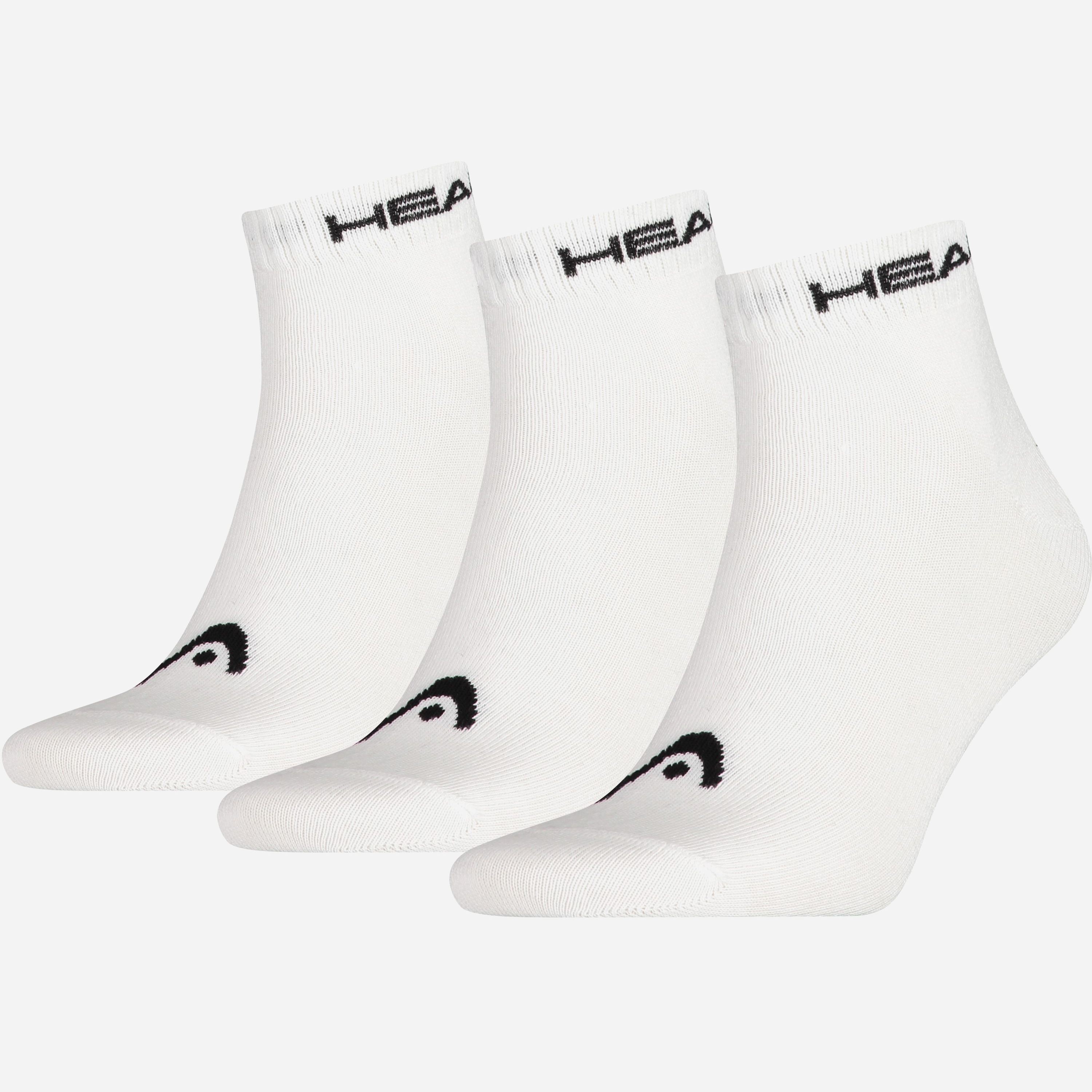 

Набор носков HEAD Quarter 3P Unisex 761011001-300 39-42 р 3 пары Белый