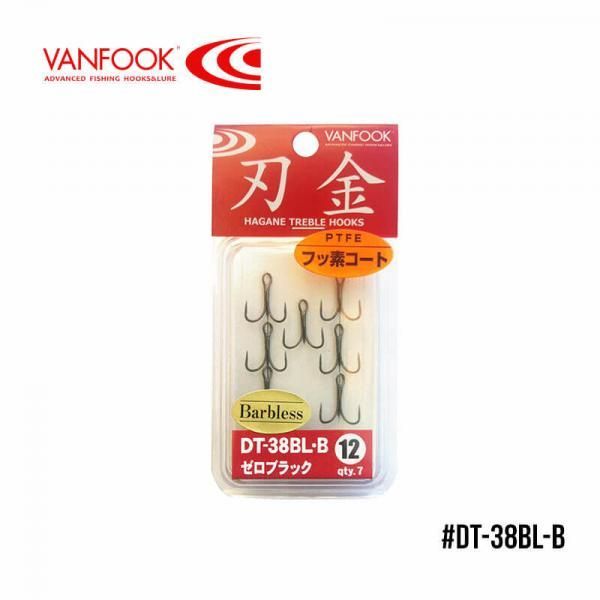 

Крючки Vanfook тройные DT-38BLB Zero Black (#14 (7шт))
