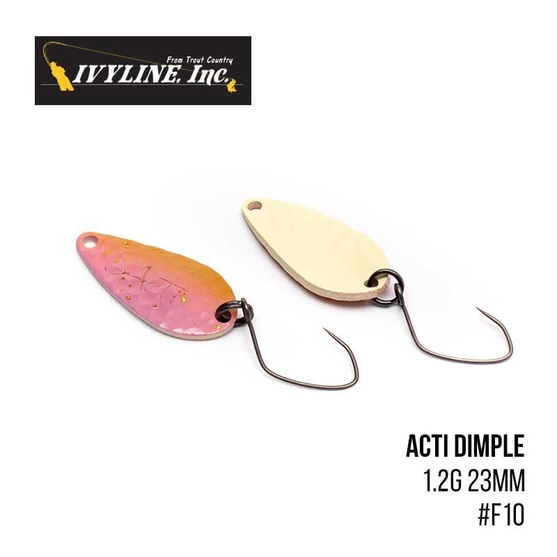 

Блесна Ivyline Acti Dimple 1.2g 23mm (F10)