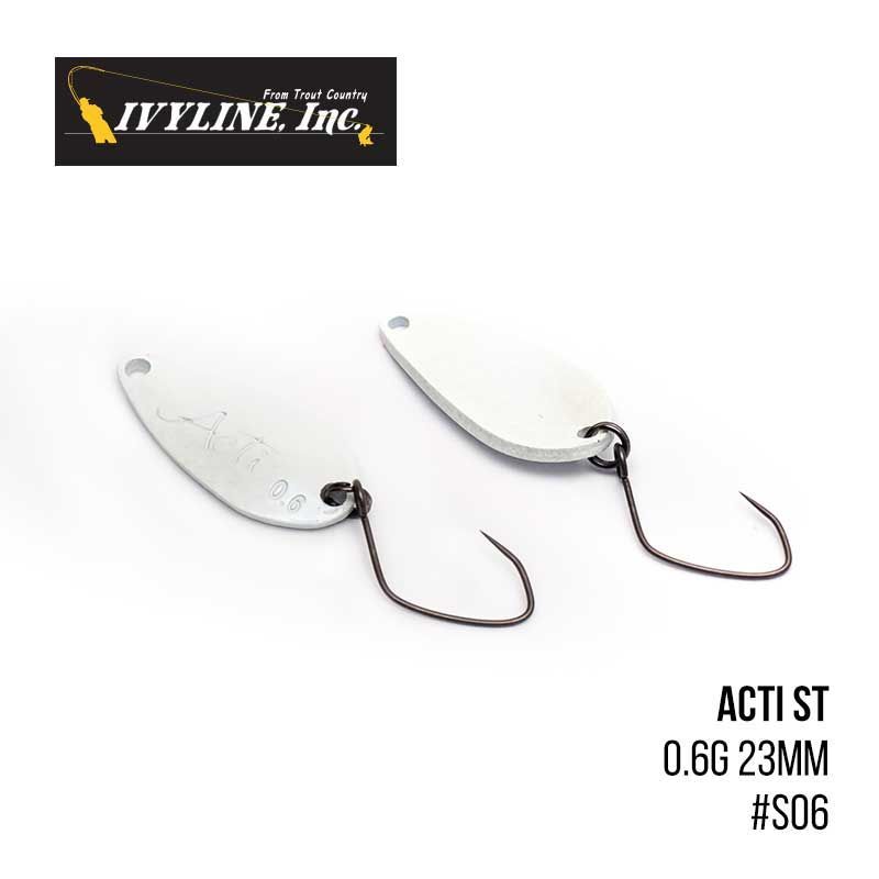 

Блесна Ivyline Acti ST 0.6g 23mm (S06)
