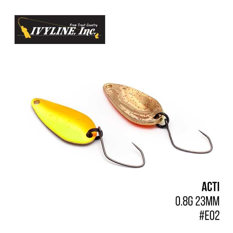 

Блесна Ivyline Acti 0.8g 23mm (E02)
