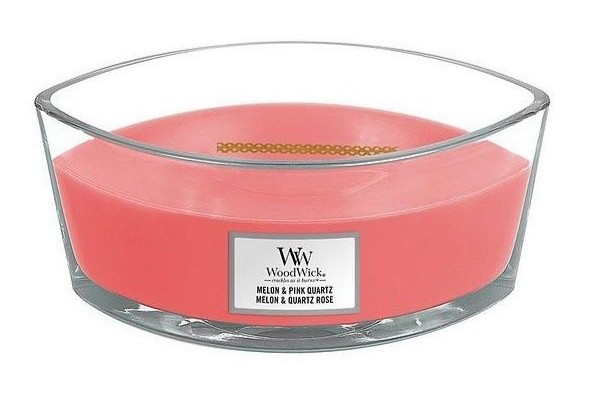 

Ароматична свіча WoodWick Ellipse Melon & Pink Quartz 453 г