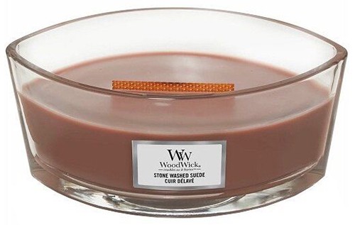 

Ароматична свіча WoodWick Ellipse Stone Washed Suede 453 г