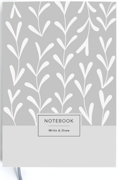 

Блокнот Gifty Write & Draw White Leaves А5 13 х 19 см