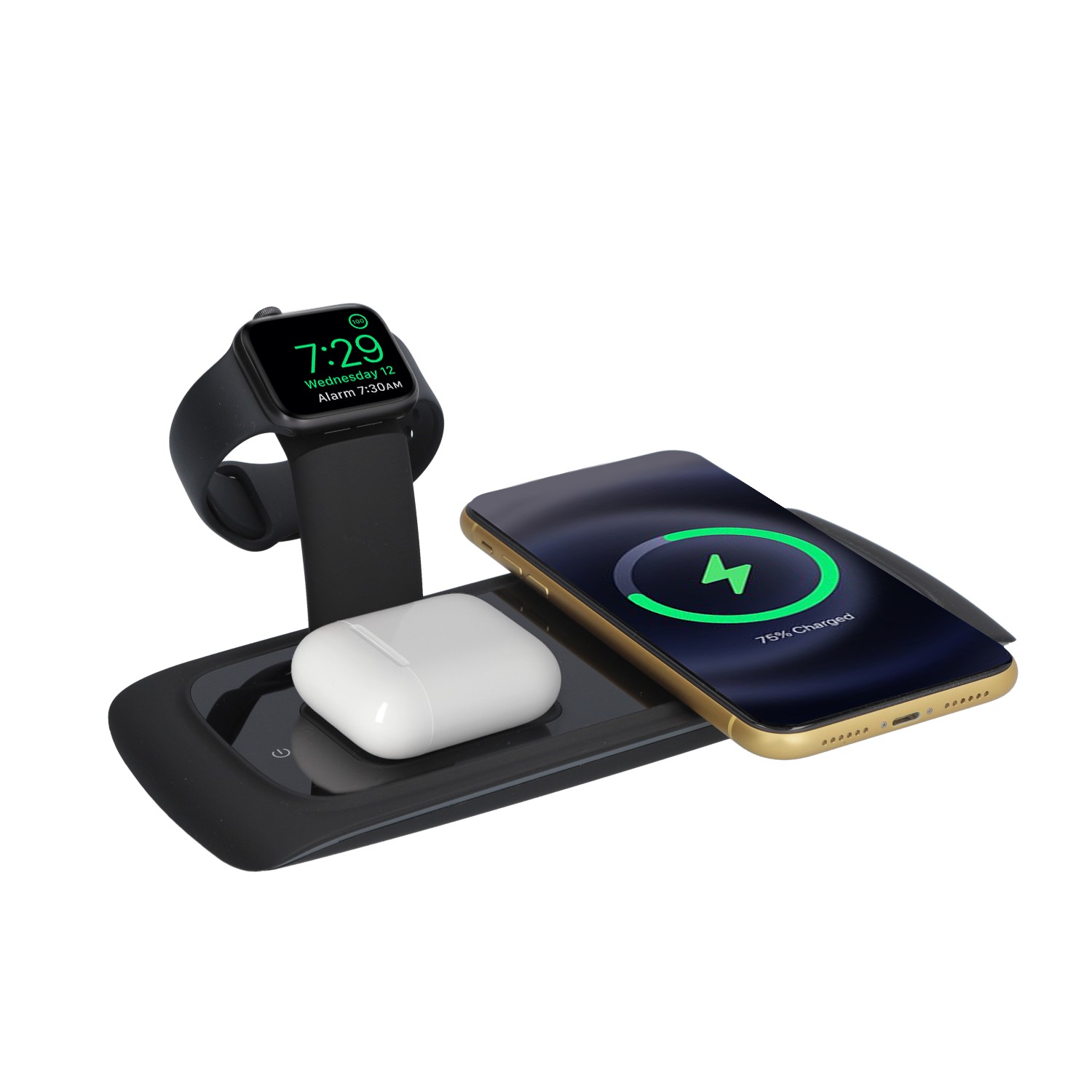 

Беспроводное зарядное устройство aiLink Station N33 3 в 1 черный