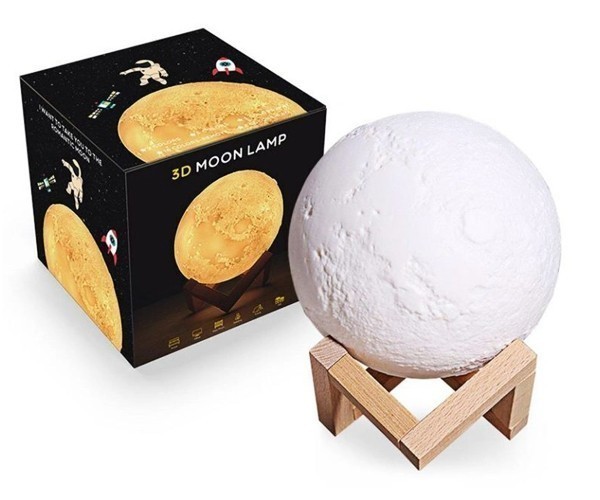 

Светильник-ночник 3D шар Луна Moon Lamp на деревянной подставке 15 см Fatuni