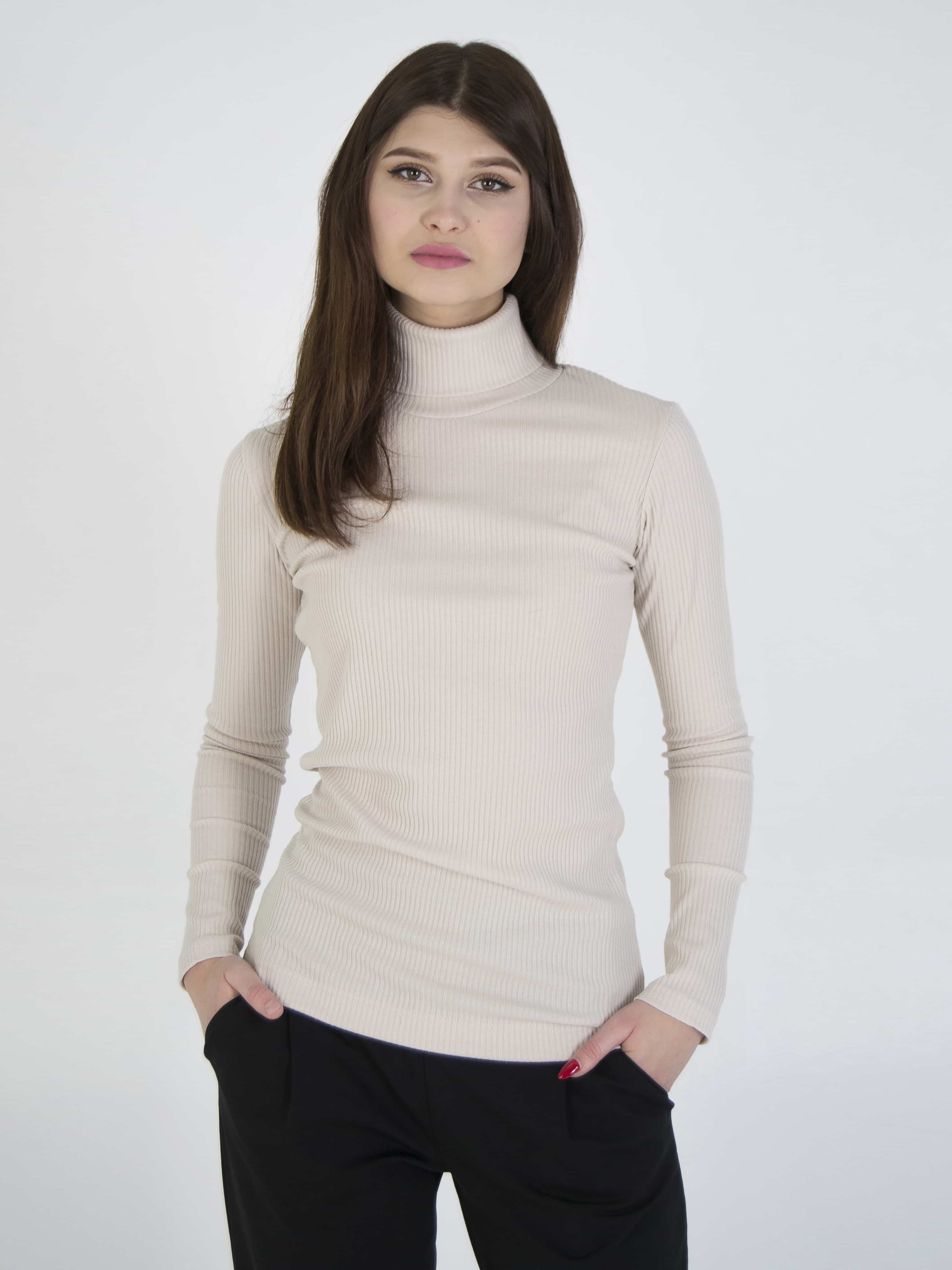 

Гольф женский Fromus рубчик XL(48) Бежевый