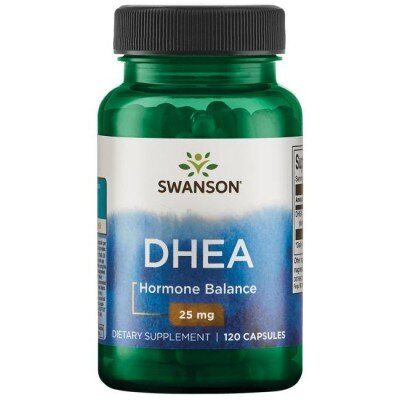 

ДГЭА (дегидроэпиандростерон), DHEA, Swanson, 25 мг, 120 капсул (SWA-01526)