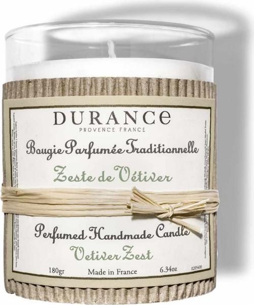 

Ароматическая свеча из натурального воска Durance Perfumed Handcraft Candle 180 г Цедра ветивера