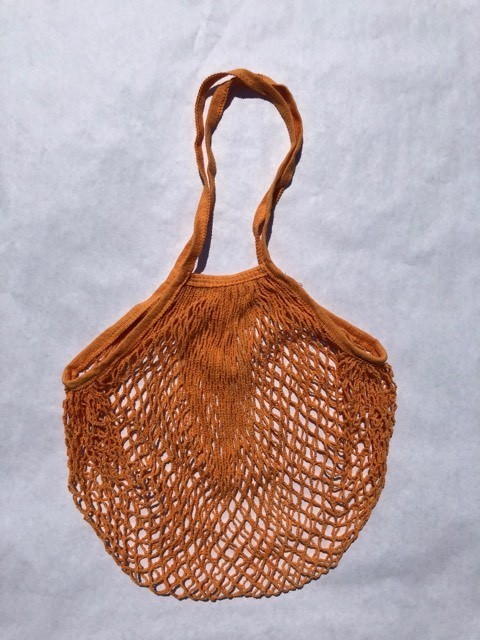 

Сумка авоська TrendBag 2019 ручка 55 см помаранчева