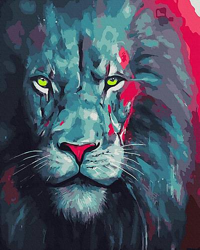

Картина по номерам "Гордый лев" Rainbow Art (GX39739)