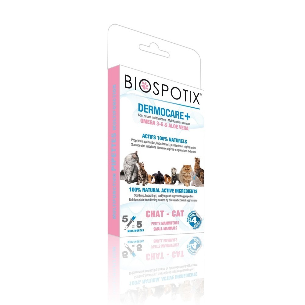 

Biospotix DERMOCARE+ спот он для догляду за шкірою та шерстю котів, кроликів та інших дрібних ссавців (5шт)