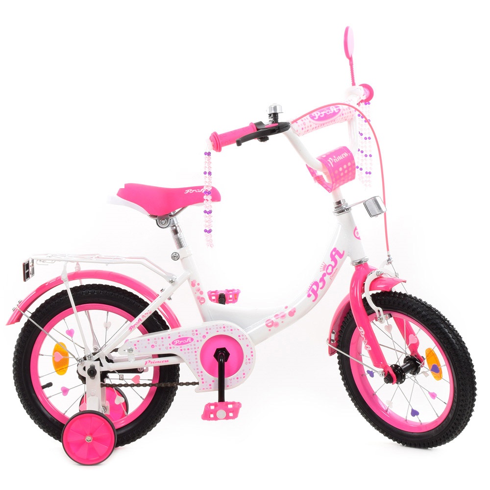

Велосипед Profi 14" Princess Y1414-1 White Crimson (Y1414-1)