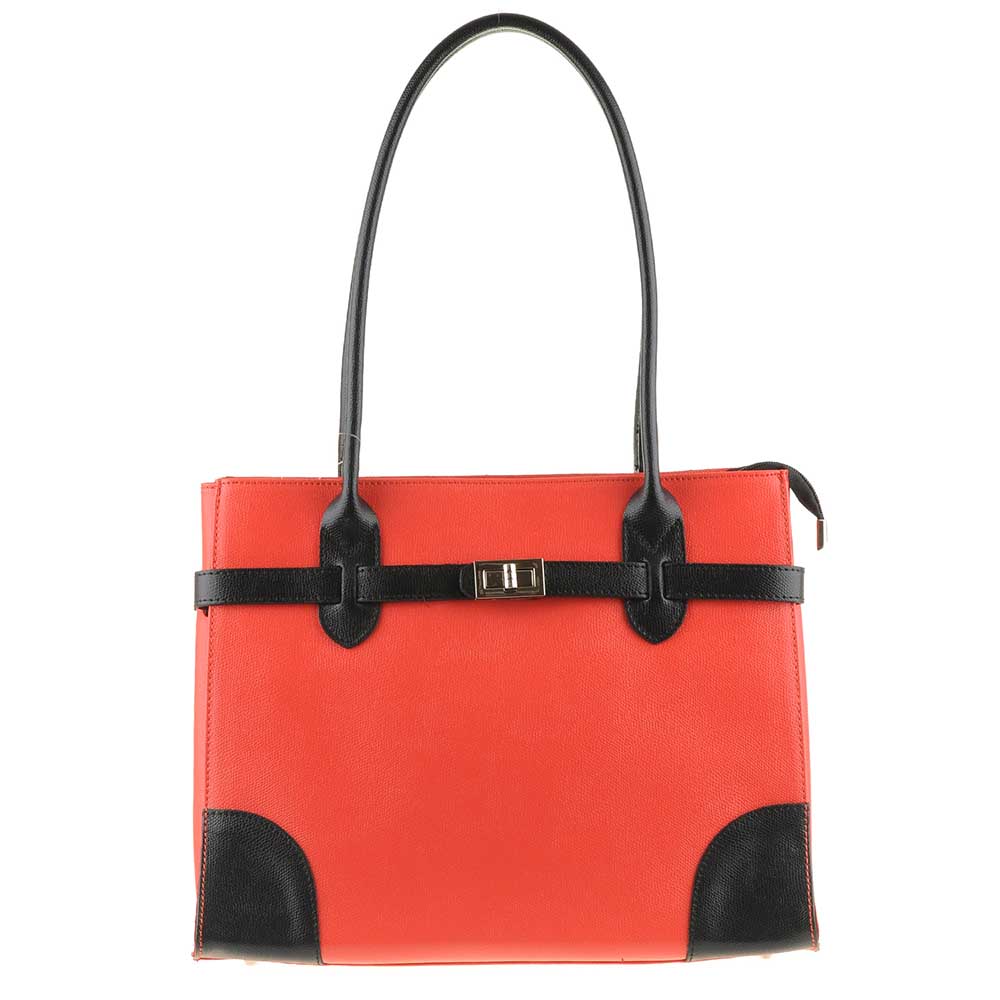 

Деловая Сумка Italian Bags 3342_red_black Кожаная Черный