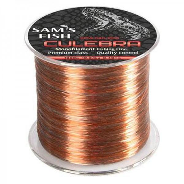 

Леска нейлон Sams fish Culebra 1000мx0.35мм (AN001012)