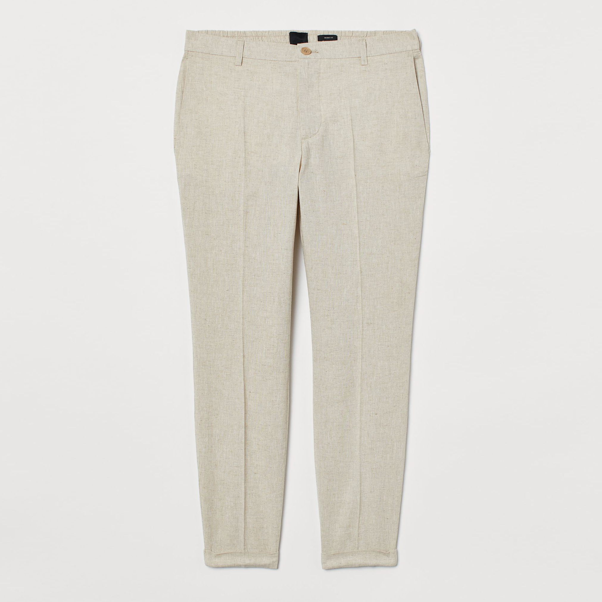 

Брюки H&M 2705-8355421 30 Светло-бежевые