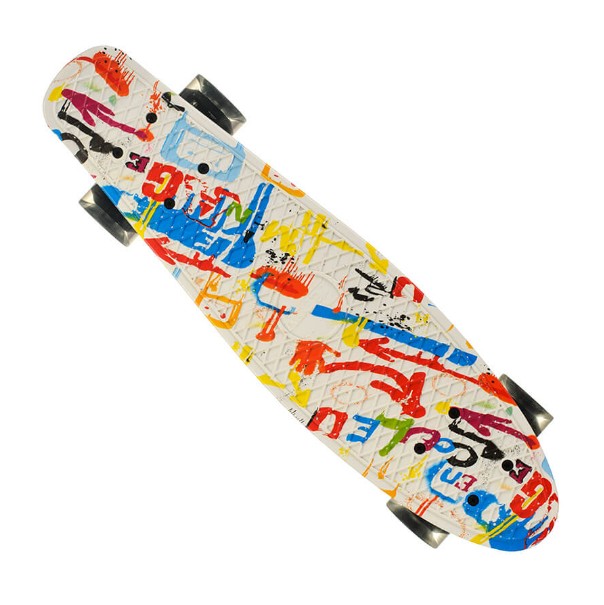 

Пенни борд (Penny Board) 24, Колёса PU светящиеся, разноцветный