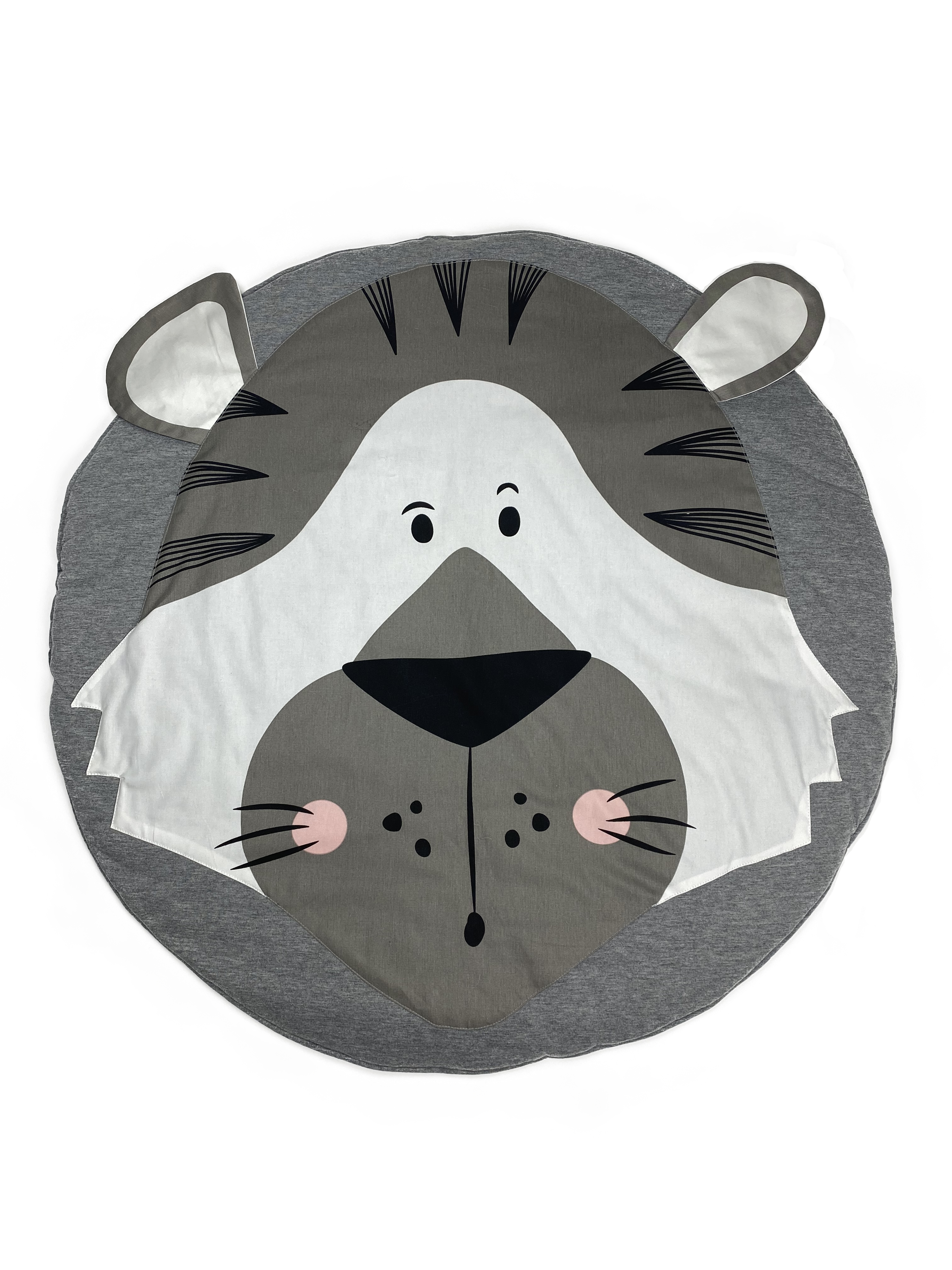 

Детский коврик Kid's story тигр 85 см Серый