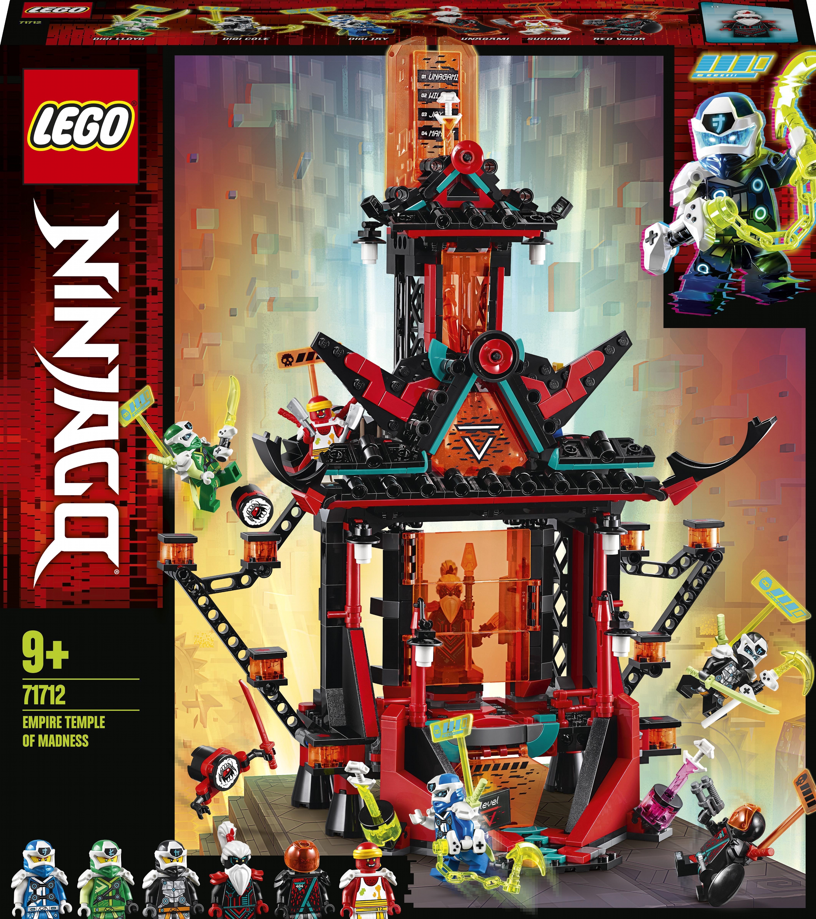 

Конструктор LEGO Ninjago Императорский храм Безумия 810 деталей (71712)