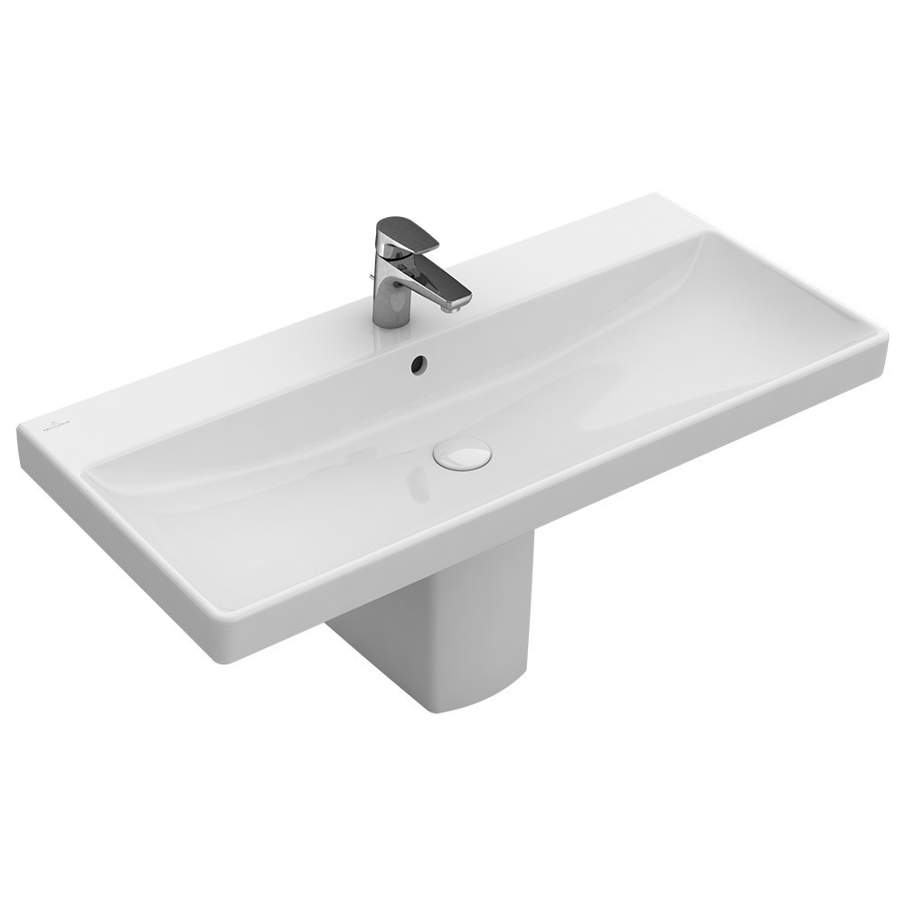 

Меблева раковина VILLEROY & BOCH Avento 1000 x 470 mm White Alpin (4156A201)